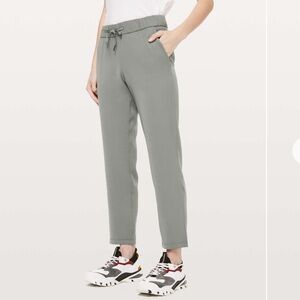 lululemon athletica On the Fly 7/8 Pant - Gray Saje
